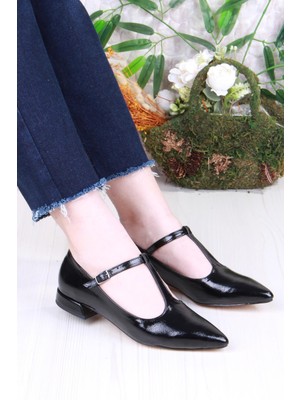 Fort 35697 Witty Rugan Şık Rahat Sivri Burun Kadın Babet