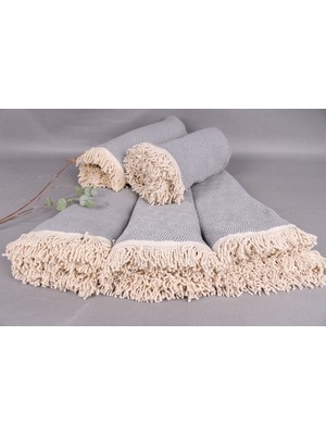 Peştemal Koyu Gri 160X160 cm Pamuk Peştemal