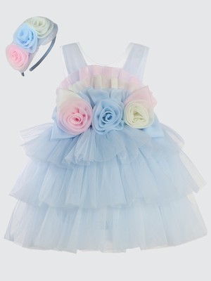 Civil Girls Kız Çocuk Abiye 2-5 Yaş Mavi