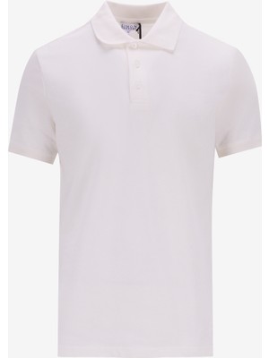 Limon Düz Beyaz Erkek Polo T-Shirt MML5SM-TST 9546