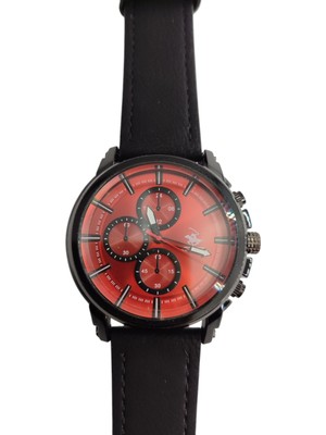 Polo Clup Çelik Gövde Deri Kordon Erkek Kol Saati