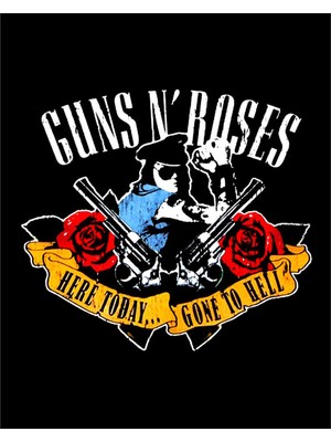 Guns N' Roses Gone To Hell Büyük Sırt Patch Yama
