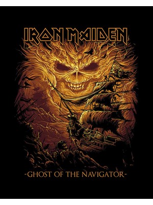 Iron Maiden Ghost Of The Navigator Büyük Sırt Patch Yama