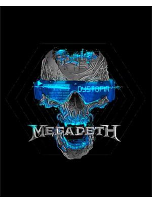 Megadeth Dystopia Skull Büyük Sırt Patch Yama