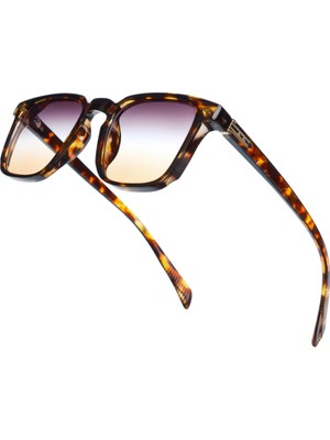 Watch of Royal Royal Eyewear RE981 Degrade Leopar Kahverengi Güneş Gözlüğü