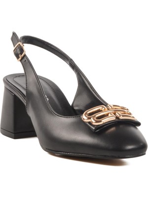 Siyah Kadın Topuklu Ayakkabı 312361 Z