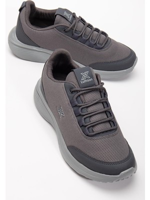 Erkek Spor Ayakkabı Füme Anorak Bağcıklı Faylon Taban