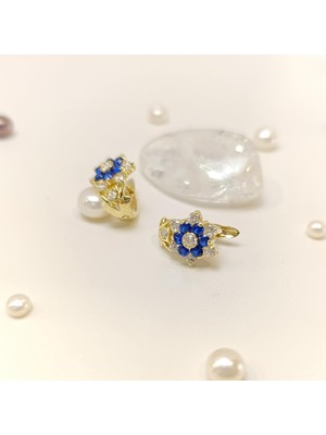 Çiçek J Küpe 14 Ayar Altın Hd Videolu