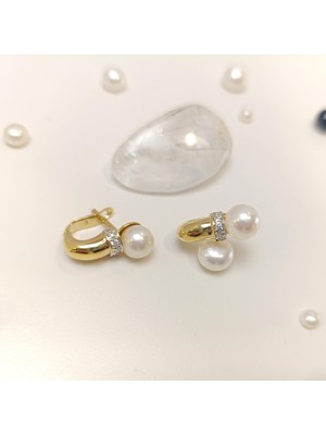 Incili J Küpe 14 Ayar Altın Hd Videolu