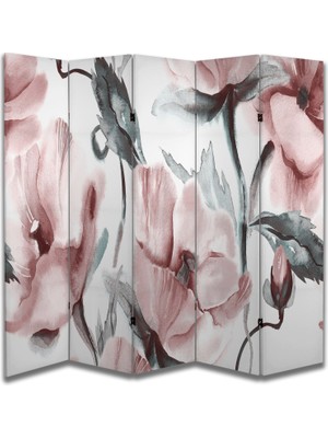 Doğa Temalı Özel Tasarım Paravan Room Divider 180 x 200 cm