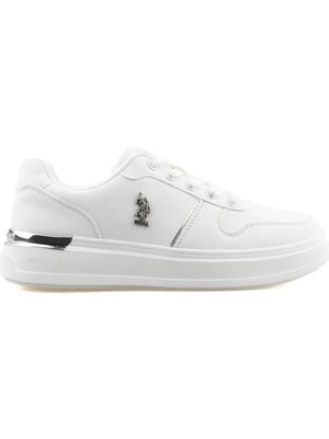 U.S. Polo Assn. U.S. Polo Assn Alka WMN 4FX Beyaz Kadın Spor Ayakkabı