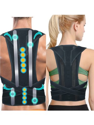 Ankaflex Medikal Ortopedik Dik Durus Korsesi Duruş Düzelten Korse Omuz Sırt Bel Korsesi Sporcu Korsesi