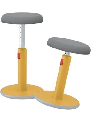 Leitz Ergo Active Hareketli Tabure 2si 1 Arada - Sarı - KOD:65180019