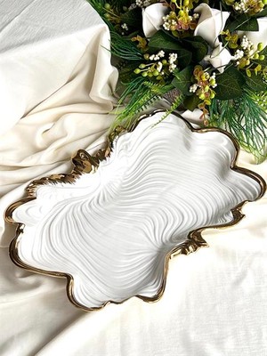 Rossev Albero Dikdörtgen Sunum Tabak 39X27 cm