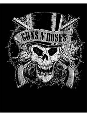 Guns N Roses Vintage Dameged Büyük Sırt Patch Yama