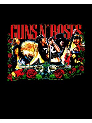 Guns N Roses Grup Konser Siyah Büyük Sırt Patch Yama