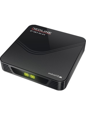 Redline IP-80 Max Box Ultra HD Android OTT Box Wi-Fi HDMI USB Bağlantı Özellikleri ile