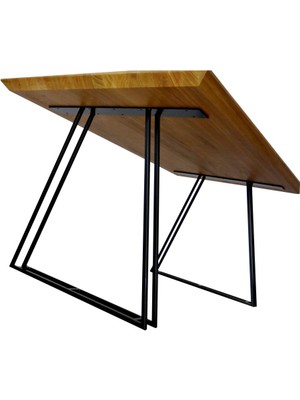 Abronya Masa Sehpa Ayağı  Mdf Masa Ayağı Üçgen Model 70 cm