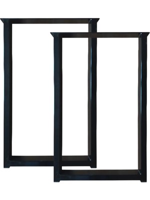 Abronya Kare Masa Ayağı Metal Ayak Metal Mobilya Ayağı 70X50 cm