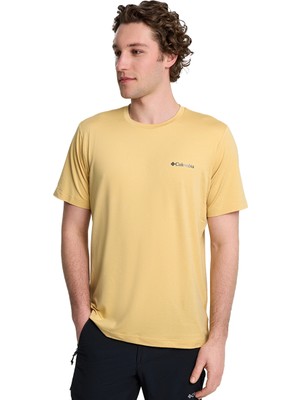 Tech Trail Erkek Sarı Outdoor T-Shirt Ao5545-715