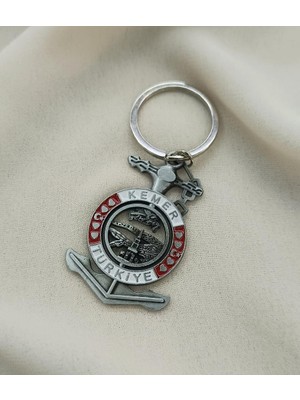 Anahtarlık Metal Ay Yıldız Kule Kalp Çanta Araba Cüzdan Süsü