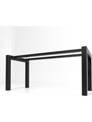 Abronya Cam Masa Ayakları Orta Destekli Metal Masa Ayağı 70 cm-60 cm-130 cm