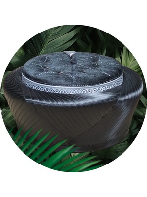 Sarık,siyah Sarık,imam Sarığı,imam Fesi,takke,lüks Sarık,sultan Sarık,çapraz Sarık,gri Püsküllü Sarık,saten Sultan Sarık S224