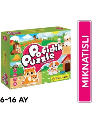 Pofidik Magnet Puzzle - Çiftlik Hayvanları