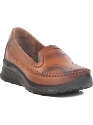 Taba Hakiki Deri Kadın Günlük Ayakkabı 0023 Z