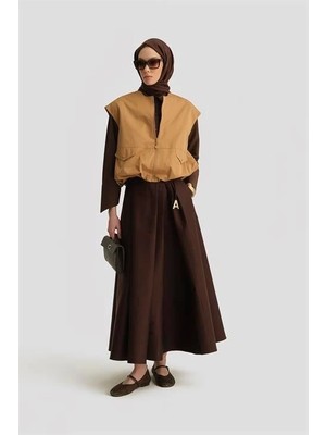 Armine Bomber Yelek 25Y4504 Sahra