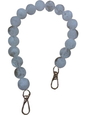 Çanta Askısı 40 cm Akrilik Yuvarlak Sedef