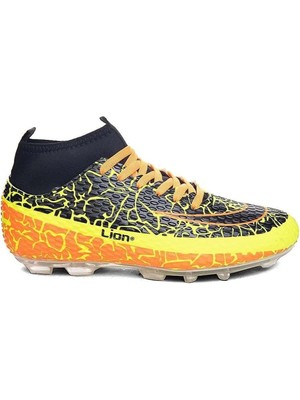 Yusuf Shoes Yusufshoes Lion Boğazlı Çocuk Yetişkin Çoraplı Halı Saha Futbol Ayakkabısı