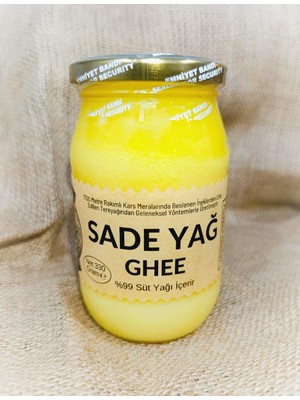 Gurme Kafkas Kars Sade Yağ Ghee 330 Gram %99 Süt Yağı İçerir Geleneksel Yöntemlerle Üretilmiştir Türkiye Menşeli