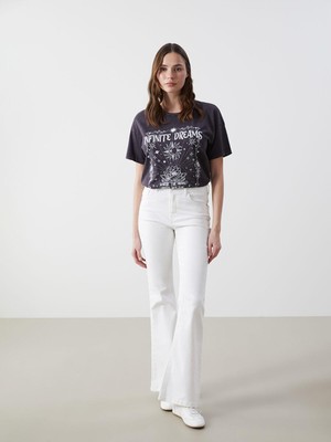 Lcw Jeans  Mars Flare Kadın Jean Pantolon  (S5)