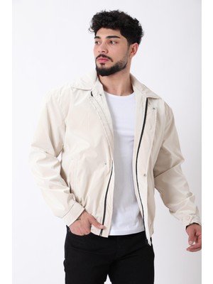 Stil Kombin Yakalı Bel Lastikli Nova Mevsimlik Mont Bl 1811_60326