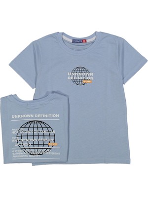 Erkek Çocuk Ön Arka Baskılı Tişört BGL-ST04455