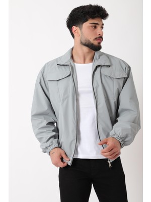 Stil Kombin Cep Kapaklı Demir Fermuarlı Dik Yaka Nova Mevsimlik Mont Bl 1810_60328