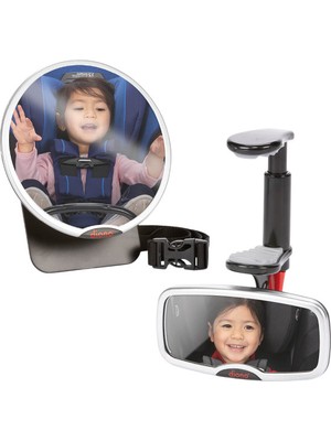 Diono Easy View & See Me Too | Araç İçi Bebek Aynası Seti