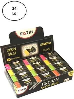Fatih Neon Silgi Fs24 Fa36025Slne (24 Lü Paket)