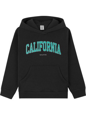 Çocuklar Için Kaliforniya Kapşonlu Tişört