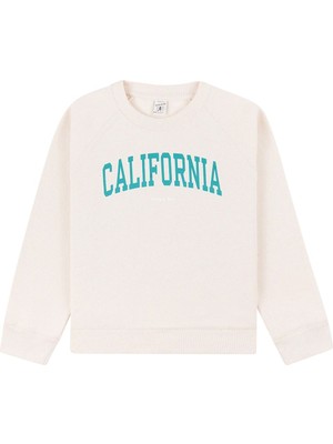Çocuklar Için Kaliforniya Crewneck Sweatshirt