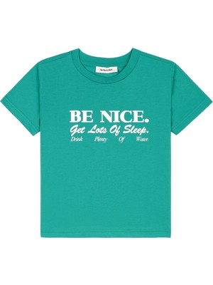 Çocuklar Için Be Nice T-Shirt