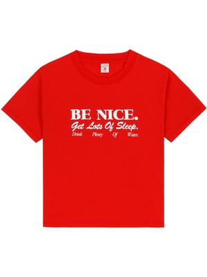 Kızlar Için Be Nice Tişört