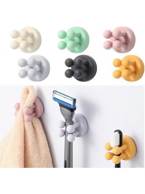 Yapışkanlı Esnek Silikon Çok Amaçlı Tutacak Klips (C1045)