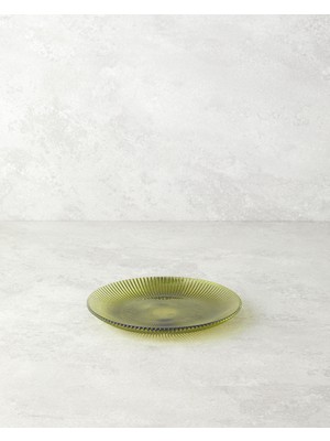 English Home Olith Cam Pasta Tabağı 16 cm Yeşil
