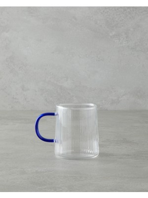 English Home Starlit Borosilikat Kupa 320 ml Mavi