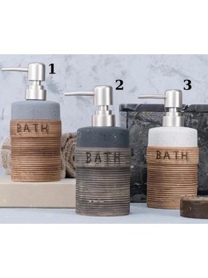 Acar 5665 Seramik Sıvı Sabunluk Gri