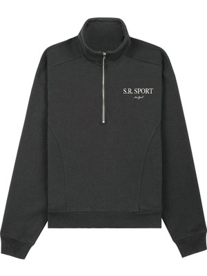 Kadınlar Için Şık ve Fonksiyonel Yarım Fermuarlı Sweatshirt