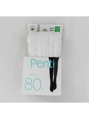 Kız Çocuk 80 Den Külotlu Çorap - Daha Az Enerji Kullanılarak Üretilmiştir