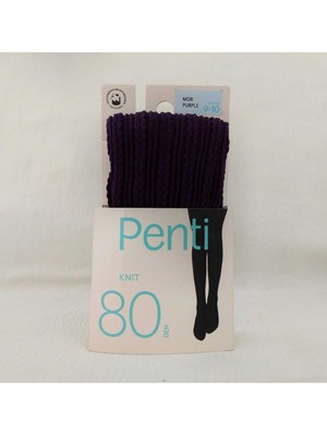 Mor Rengi Kız Çocuk Külotlu Çorap